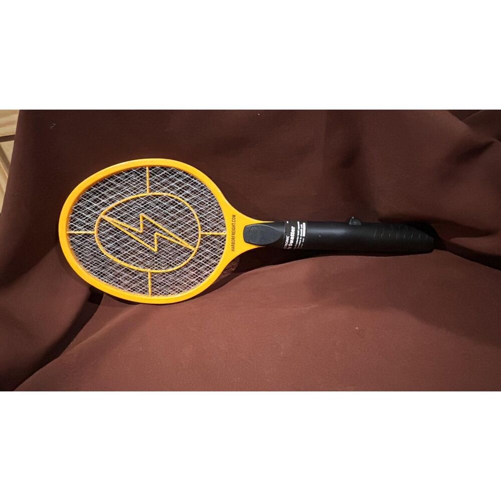 Electronic Fly Mosquito Swatter Harbor Freight Yellow & Black